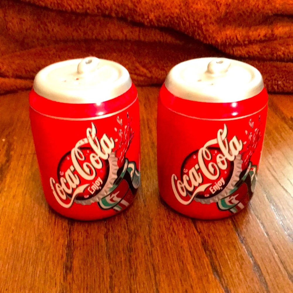 Porcelain Coca-Cola Can Shakers